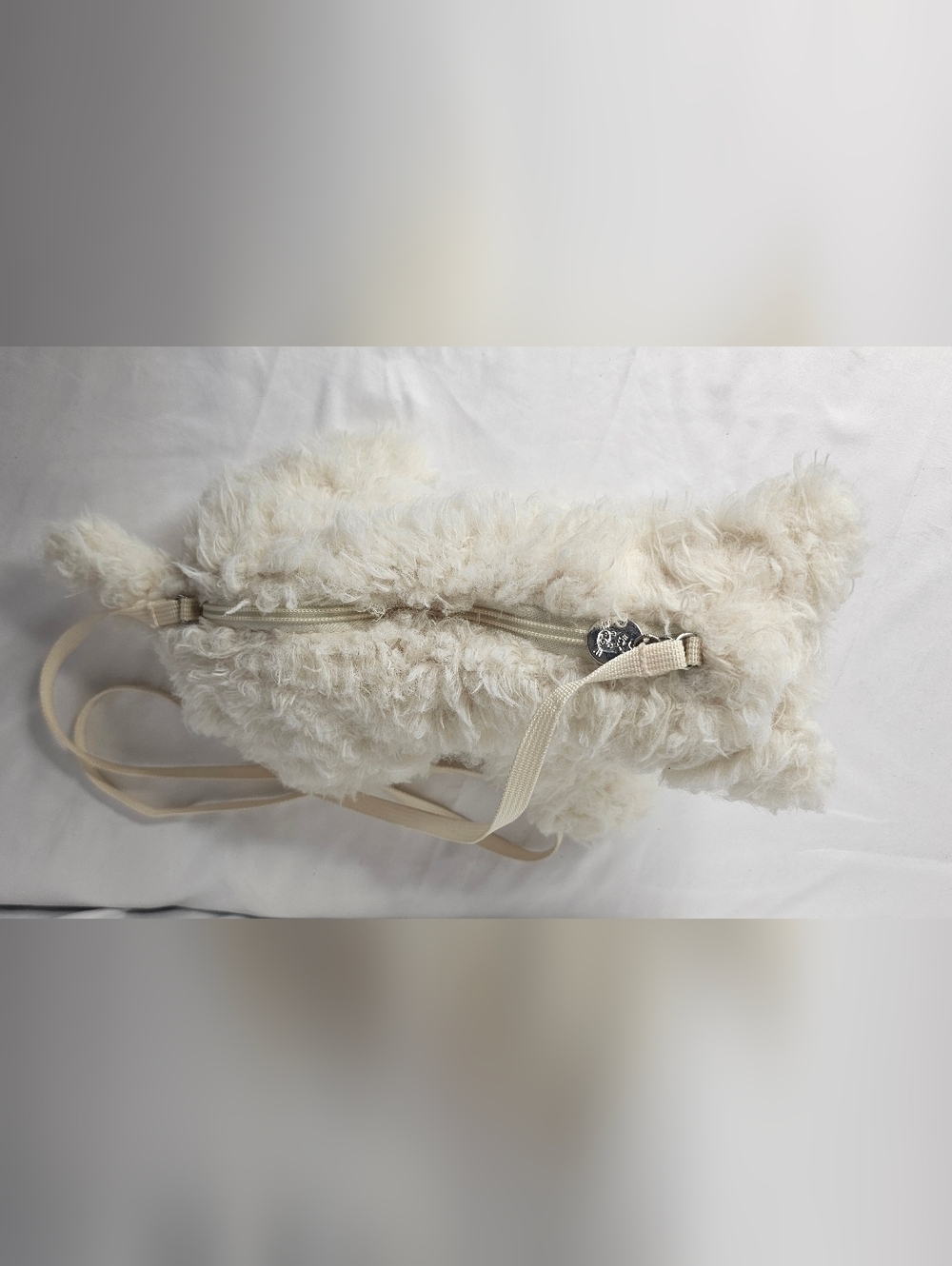 Jellycat Munro Scottie Dog Bag Plush White Terrier Puppy Crossbody Purse Rare - Picture 5 of 14